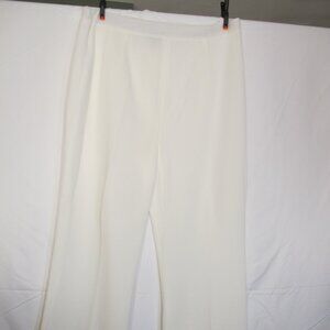 Misook Woman cropped white pants 0X